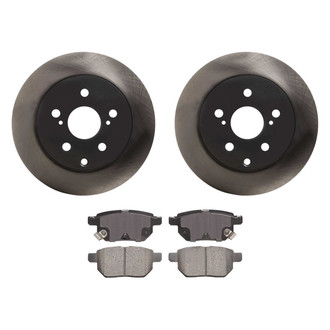 Advics® - Ultra-Premium™ Rear Brake Kit with Ceramic Pads