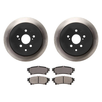 Advics® - Ultra-Premium™ Rear Brake Kit with Ceramic Pads