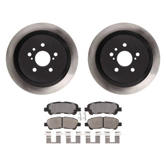 Advics® - Ultra-Premium™ Rear Brake Kit with Ceramic Pads