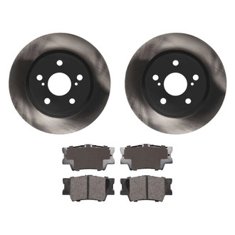 Advics® - Ultra-Premium™ Rear Brake Kit with Ceramic Pads