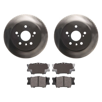 Advics® - Ultra-Premium™ Rear Brake Kit with Ceramic Pads