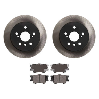 Advics® - Ultra-Premium™ Rear Brake Kit with Ceramic Pads