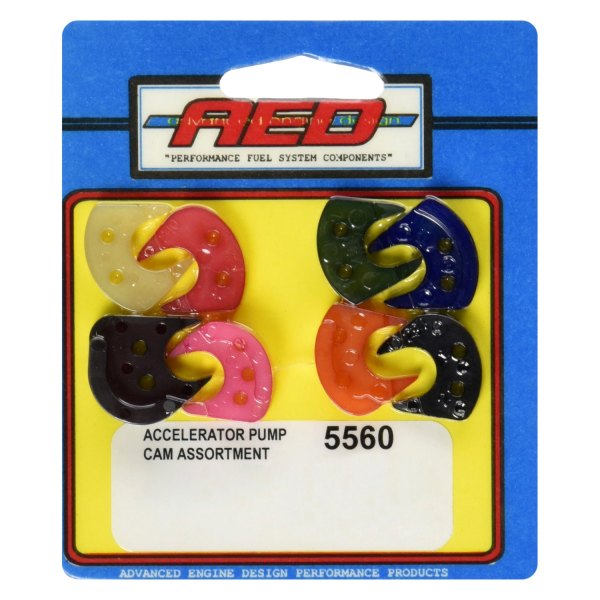 AED Performance Accelerator Pump Cam Assortment 5560 AED Performance Accelerator Pump Cam Assortment 5560