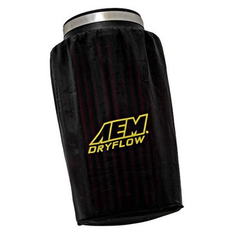 AEM Intakes® - DryFlow® Round Tapered Black Pre-Filter