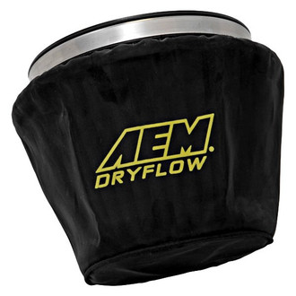 AEM Intakes® - DryFlow® Round Tapered Black Pre-Filter