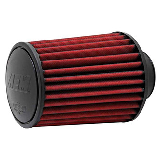 AEM Intakes® - DryFlow® Round Tapered Red Air Filter (2.75" F x 6.25" B x 5.25" T x 7" H)