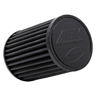 AEM Intakes® - Brute Force® DryFlow® Round Tapered Gray Air Filter (3.5" F x 5.25" B x 4.75" T x 7" H)