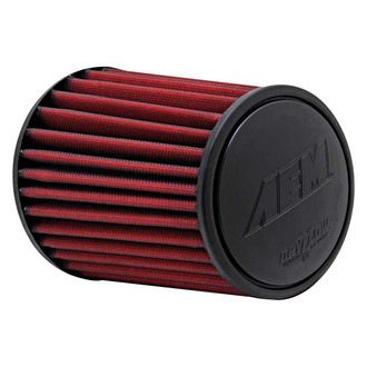 AEM Intakes® - DryFlow® Round Tapered Red Air Filter (3.25" F x 6" B x 5.125" T x 7" H)
