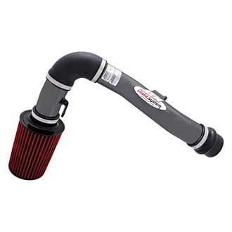 AEM Intakes® - Aluminum Gunmetal Gray Cold Air Intake System with Red Filter