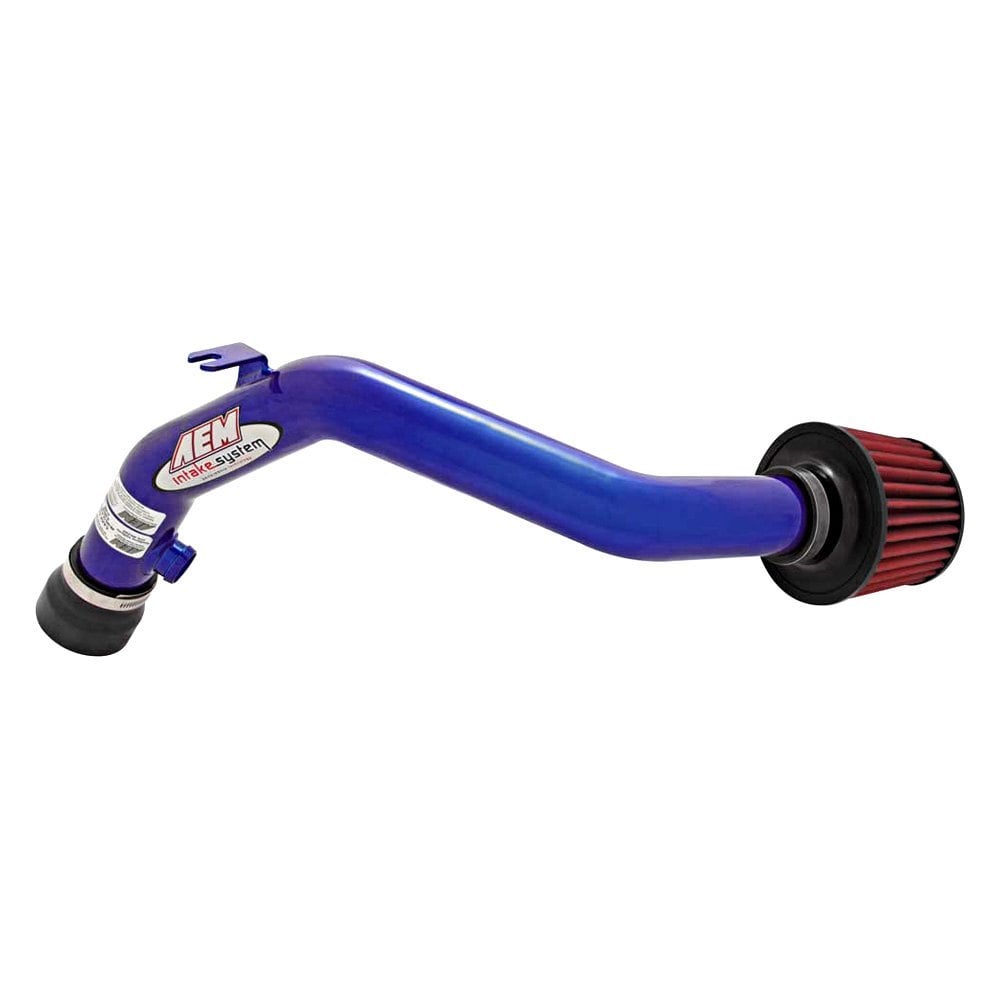 AEM Intakes® 21490B Aluminum Blue Cold Air Intake System with Red Filter