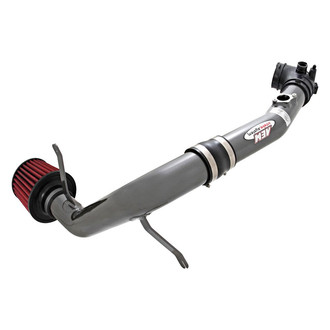 AEM Intakes® - Aluminum Gunmetal Gray Cold Air Intake System with Red Filter
