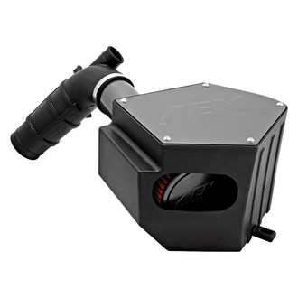 AEM Intakes® - Aluminum Gunmetal Gray Cold Air Intake System with Red Filter with Air Box