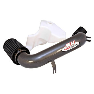 AEM Intakes® - Aluminum Gunmetal Gray Cold Air Intake System with Red Filter