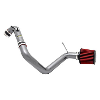 AEM Intakes® - Aluminum Gunmetal Gray Cold Air Intake System with Red Filter
