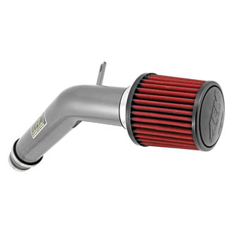 AEM Intakes® - Aluminum Gunmetal Gray Cold Air Intake System with Red Filter