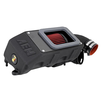 AEM Intakes® - High-Density Polyethylene Black Cold Air Intake System with Red Filter