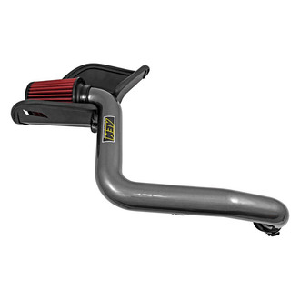 AEM Intakes® - Aluminum Gunmetal Gray Cold Air Intake System with Red Filter