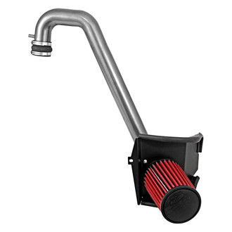 AEM Intakes® - Aluminum Gunmetal Gray Cold Air Intake System with Red Filter