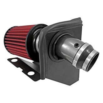 AEM Intakes® - Aluminum Gunmetal Gray Cold Air Intake System with Red Filter