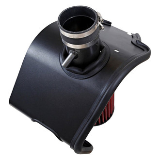 AEM Intakes® - Aluminum Gunmetal Gray Cold Air Intake System with Red Filter