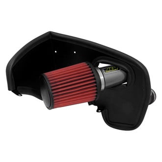 AEM Intakes® - Aluminum Gunmetal Gray Cold Air Intake System with Red Filter