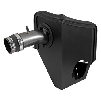 AEM Intakes® - Aluminum Gunmetal Gray Cold Air Intake System with Red Filter