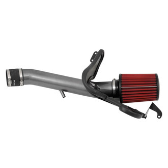 AEM Intakes® - Aluminum Gunmetal Gray Cold Air Intake System with Red Filter