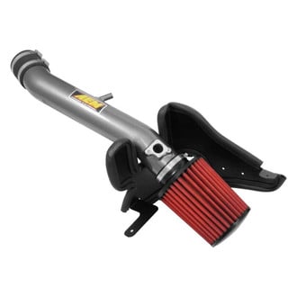 AEM Intakes® - Aluminum Gunmetal Gray Cold Air Intake System with Red Filter