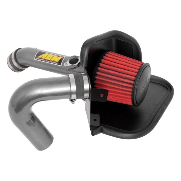 AEM Intakes® Toyota CHR 2.0L 2018 Aluminum Gunmetal Gray Cold Air Intake System with Red Filter