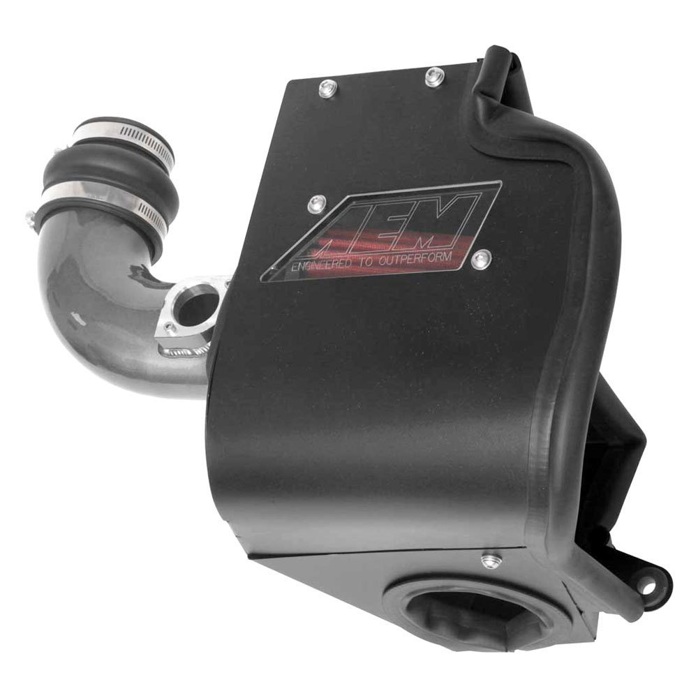 Aem Intakes Mazda Cx Aluminum Gunmetal Gray Cold Air Intake System With Red Filter