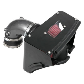 AEM Intakes® - Aluminum Gunmetal Gray Cold Air Intake System with Red Filter