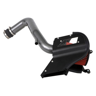 AEM Intakes® - Aluminum Gunmetal Gray Cold Air Intake System with Red Filter