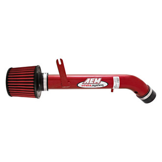 AEM Intakes® - Aluminum Red Short Ram Air Intake System with Red Filter