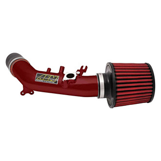 AEM Intakes® - Aluminum Red Short Ram Air Intake System with Red Filter