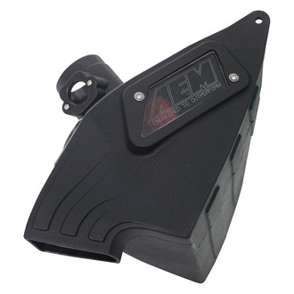 AEM Intakes® - High-Density Polyethylene Black Cold Air Intake System with Red Filter