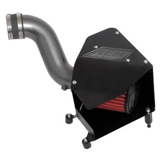 AEM Intakes® - Aluminum Gunmetal Gray Cold Air Intake System with Red Filter