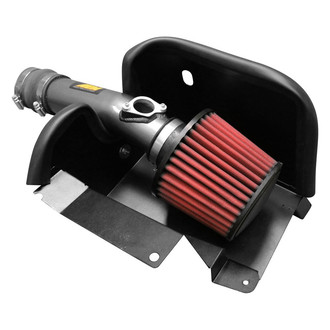 AEM Intakes® - Aluminum Gunmetal Gray Cold Air Intake System with Red Filter