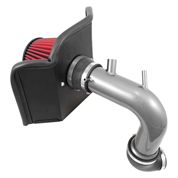 Aem Intakes C Aluminum Gunmetal Gray Cold Air Intake System With Red Filter