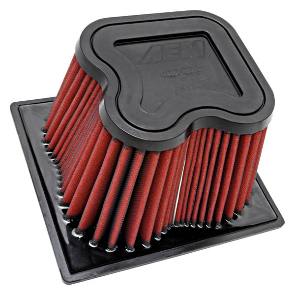AEM® AE07087 DryFlow® Unique Red Air Filter (11" L x 6.5" H)