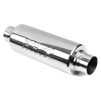 AERO Exhaust® - AR Series 304 Stainless Steel Round Performance Exhaust Resonator