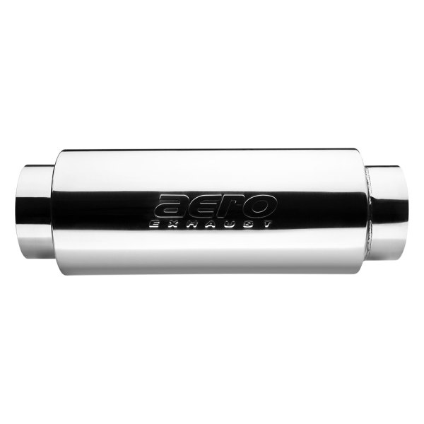 AERO Exhaust® - AR Series 304 Stainless Steel Round Performance Exhaust Resonator