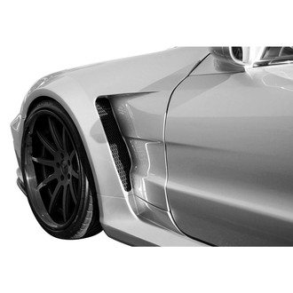 Aero Function® - AF Signature 2 Series Fiberglass Conversion Wide Body Front Fenders (Unpainted)