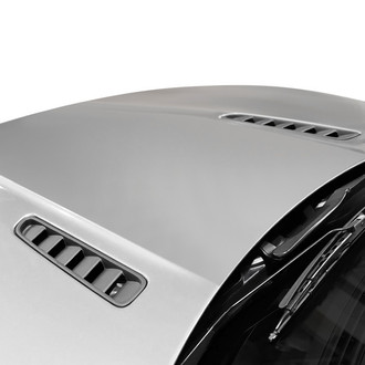 Aero Function® - AF-1 Style Fiberglass Hood Vents (Unpainted)