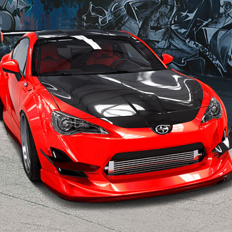 Aero Function® - Front Bumper and Hood on Scion FR-S
