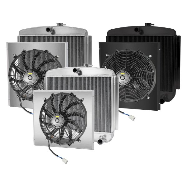 AFCO® - Street Rod Performance Radiator with Dual Fan