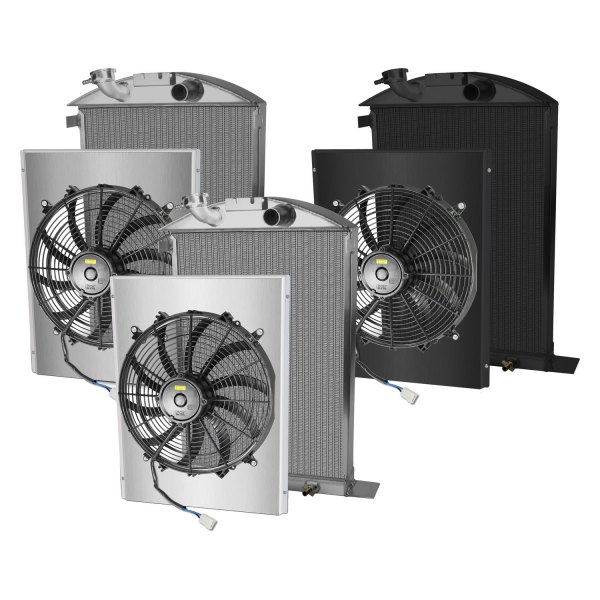 AFCO® - Street Rod Performance Radiator with Fan