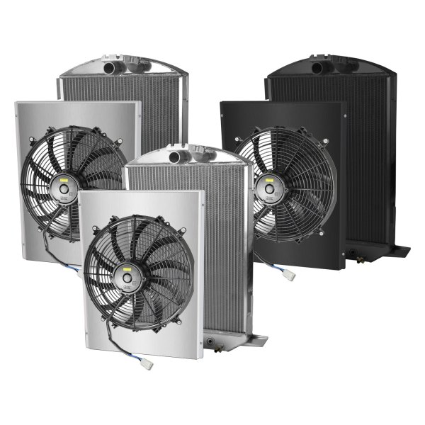 AFCO® - Street Rod Performance Radiator with Fan