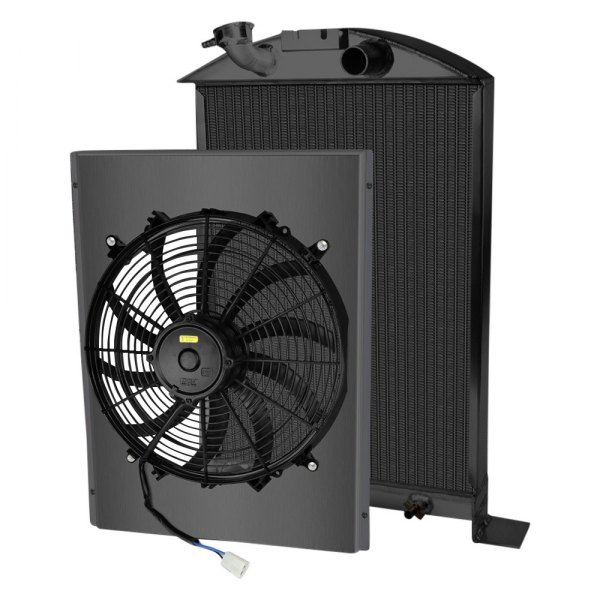 AFCO® - Street Rod Performance Radiator with Fan