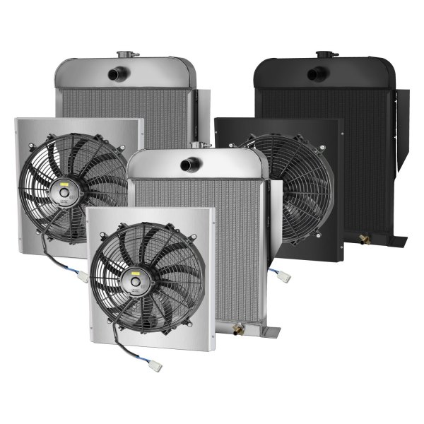 AFCO® - Street Rod Performance Radiator with Fan