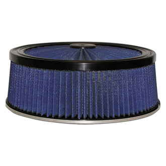 aFe® - Magnum Flow® TOP Racer Pro 5R Round Panel Blue Air Filter (12" ID x 14" OD x 5" H)